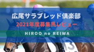 【一口馬主】2021年度 広尾サラブレッド倶楽部 募集馬評価・レビュー