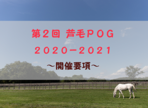 【POG】「第2回 芦毛POG 2020-2021」開催のお知らせ