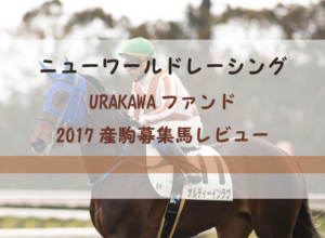 【一口馬主】ニューワールドレーシング URAKAWAファンド 募集馬評価